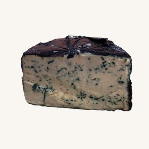 La Fueya Three milks blue cheese with leaves, wheel 2.5 kg